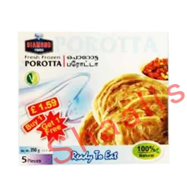 Diamond Foods Frozen Parotta 350g Buy 1 Get 1 free^