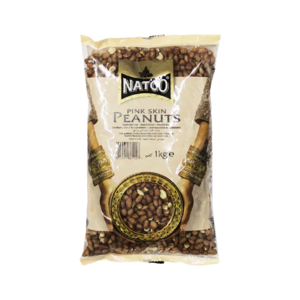 Natco Pink Skin Peanuts 1kg