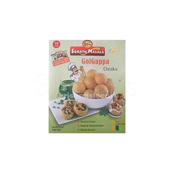 GolGappa Chaska Panipuri (30 Puri) Ready Eat^