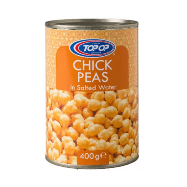 Top Op Canned Chick Peas Boiled 400g