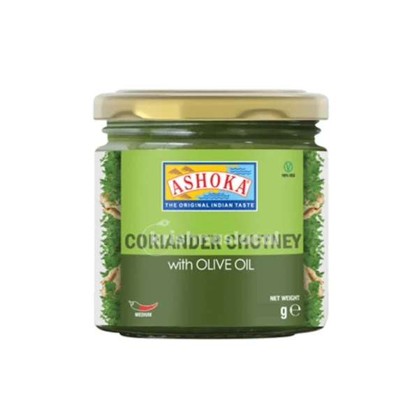 Ashoka Coriander Chutney with Olive Oil 250g^