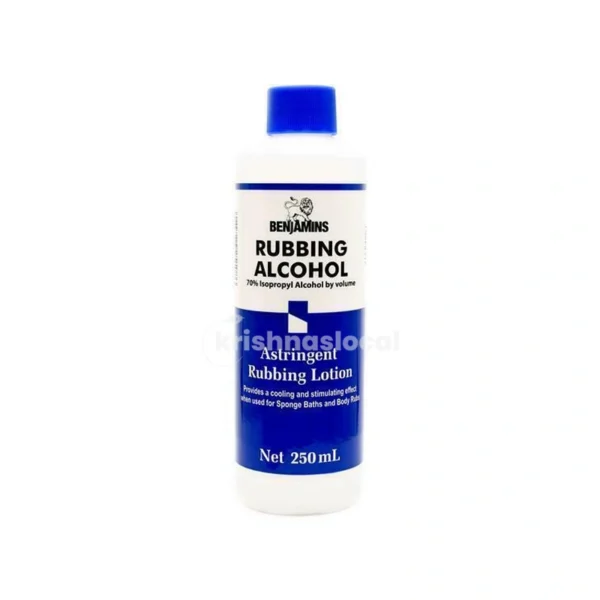 Benjamins Rubbing Alcochol 250ml^