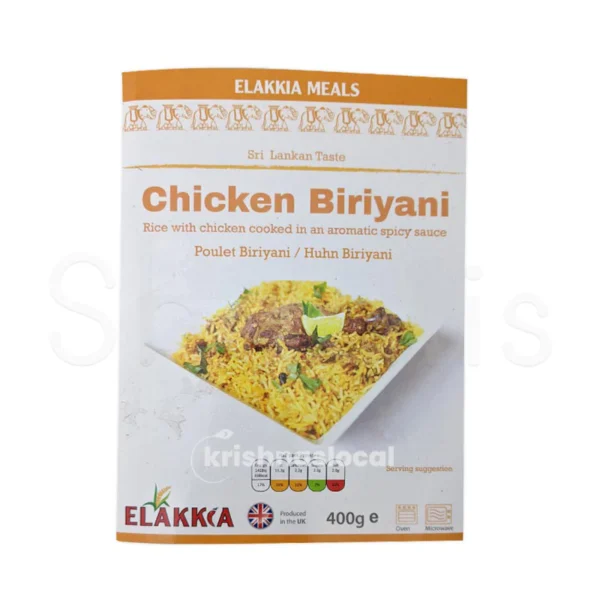 Elakkia Meals Chicken Biriyani 400g^