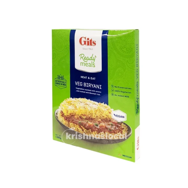 Gits Ready Meals Veg Biryani 265g^