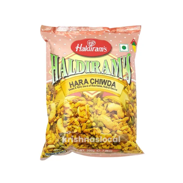 Haldirams Hara Chiwda 200g^