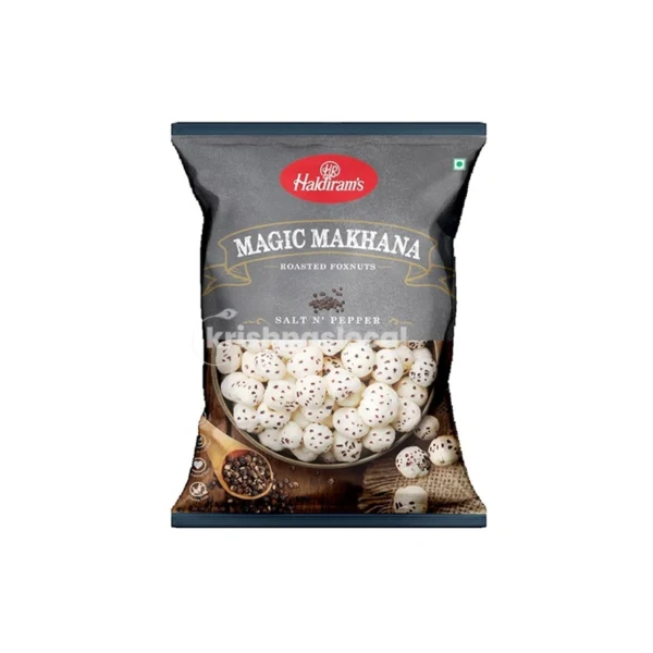 Haldirams Magic Makhana (Roasted Foxnuts) Salt & Pepper 30g^