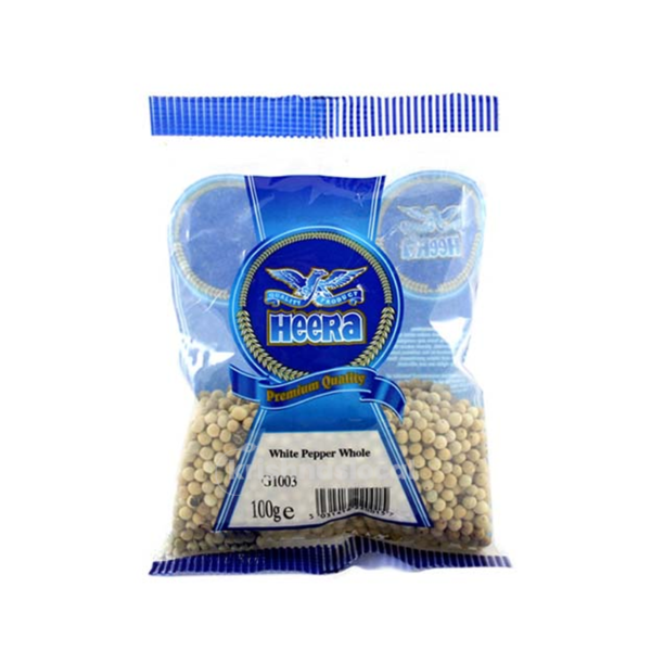 Heera Whole White Pepper 100g^