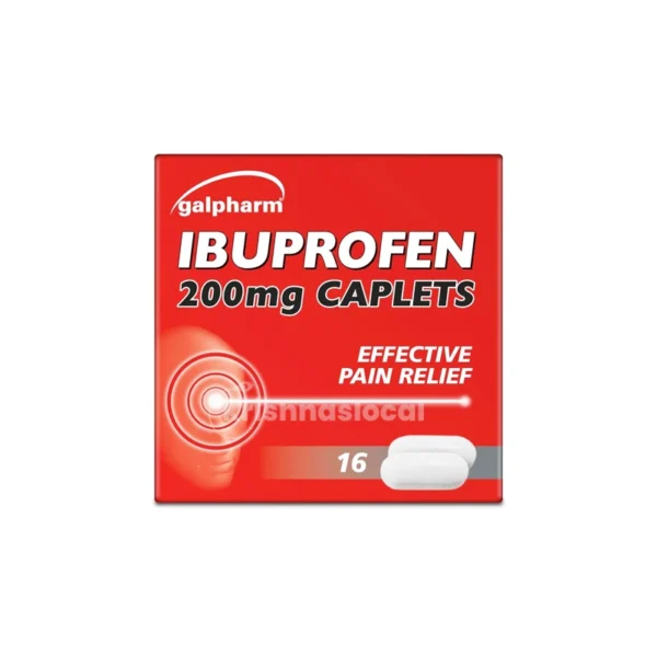 Ibuprofen 200mg Caplets (16 Caplets)^