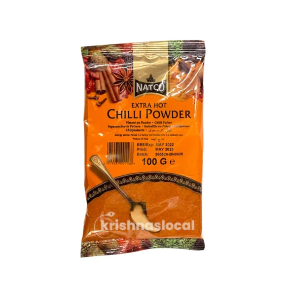 Natco Extra Hot Chilli Powder 100g^