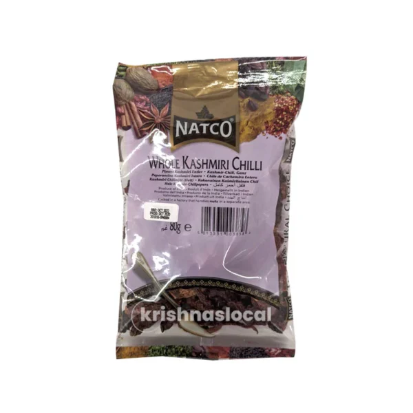 Natco Whole Kashmiri Chilli 80g