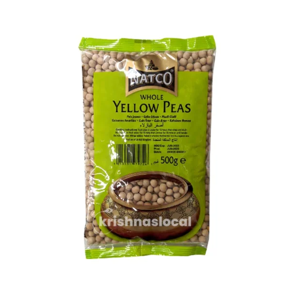 Natco Whole Yellow Peas 500g^