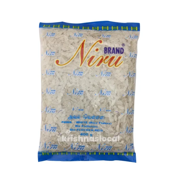 Niru White Rice Flake medium (Pawa) 400g^