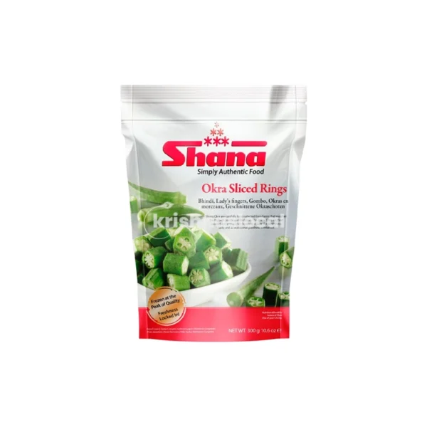 Shana Okra Sliced Rings 300g^