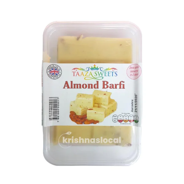 Taaza Sweets Almond Barfi 250g^