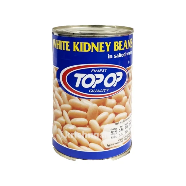 Top Op White Kidney Beans in Salted water 400g^