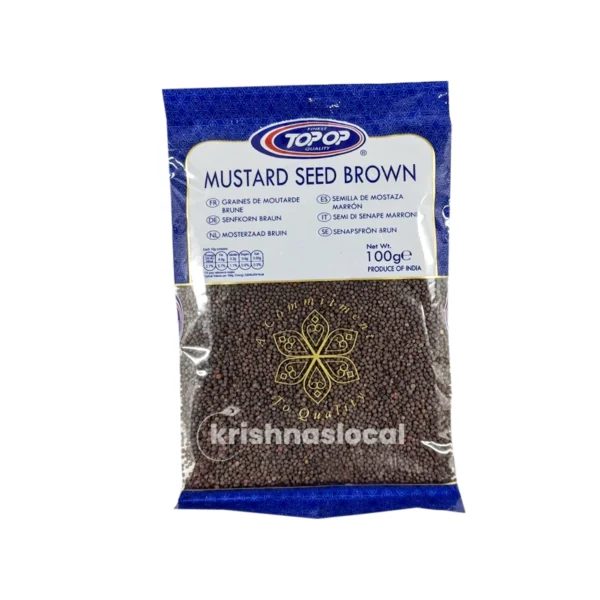 Top Op Mustard Seeds Brown 100g