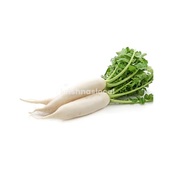 White Radish  (Single)(approx 600g)