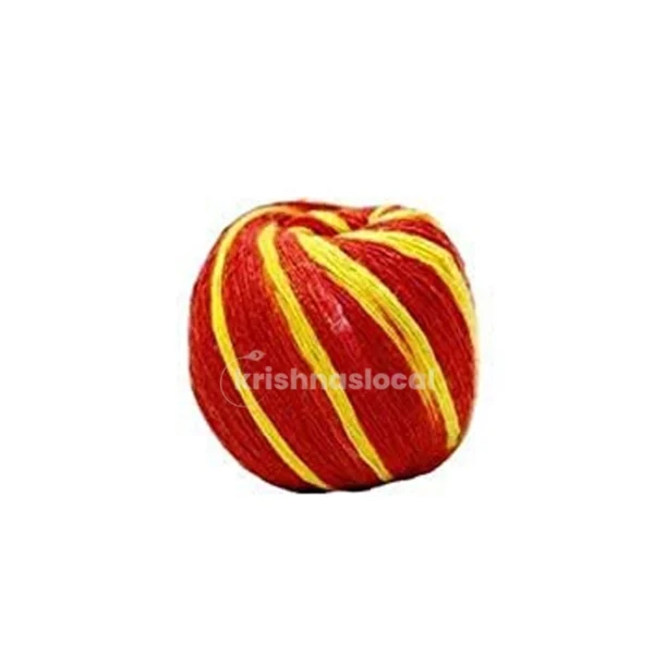 Red & Yellow Pooja Thread Ball^