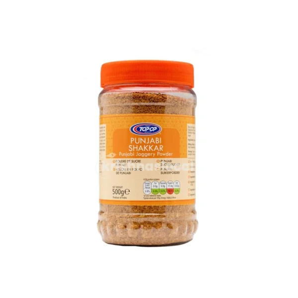 Top op Punjabi Shakkar Jaggery Powder 500g