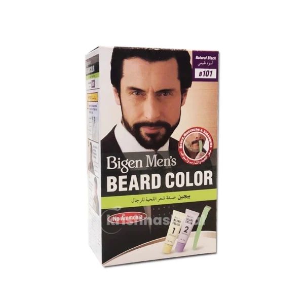 Bigen Men's Beard Colour Natural Black (101) 40g
