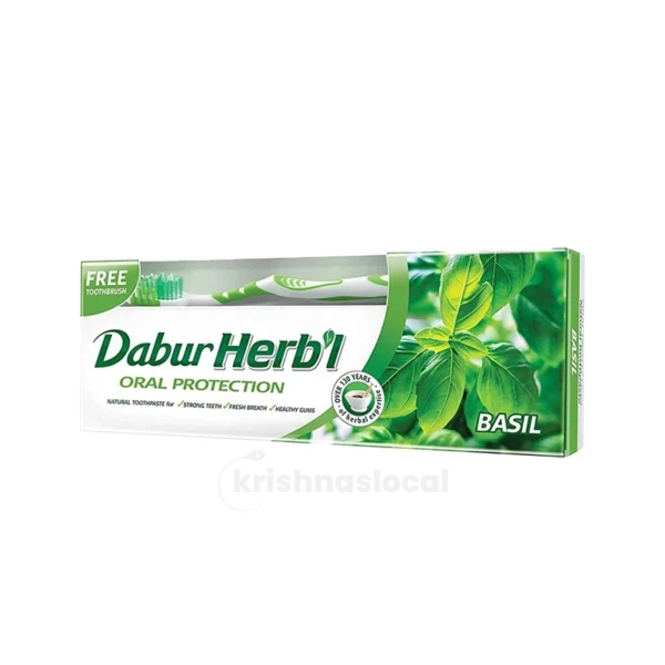 Dabur Herbal Basil Toothpaste 130g^