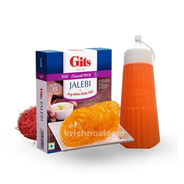 Gits Jalebi Dessert Mix 100g + Easy Maker Bottle Free