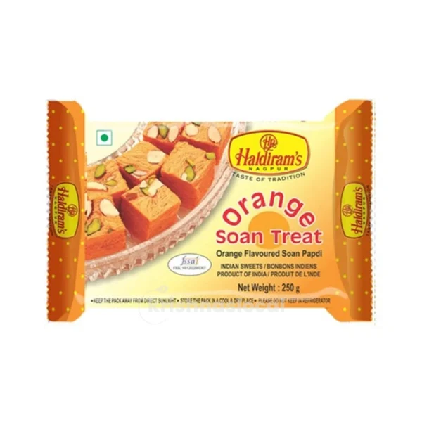 Haldirams Orange Soan Treat 500g^