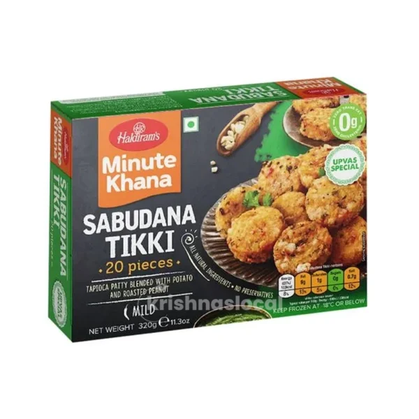 Haldirams Sabudana Tikki (20 pieces) 320g^