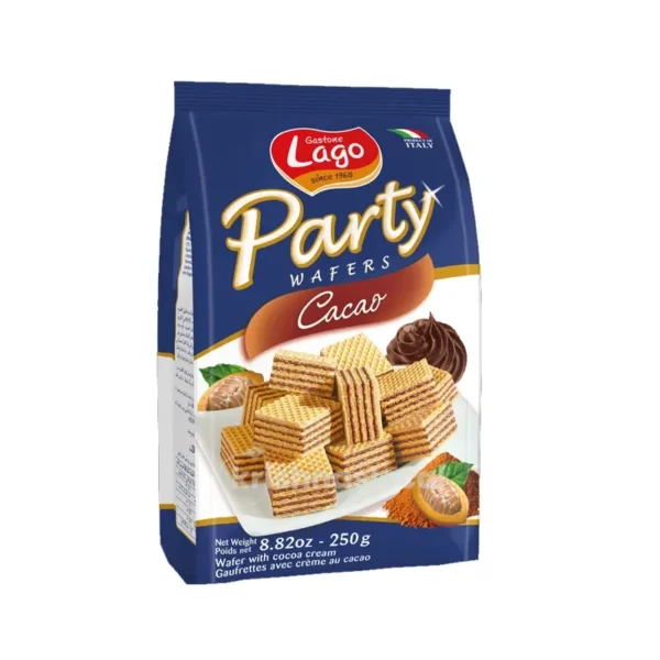 Lago Party Cacao Wafers 250g^