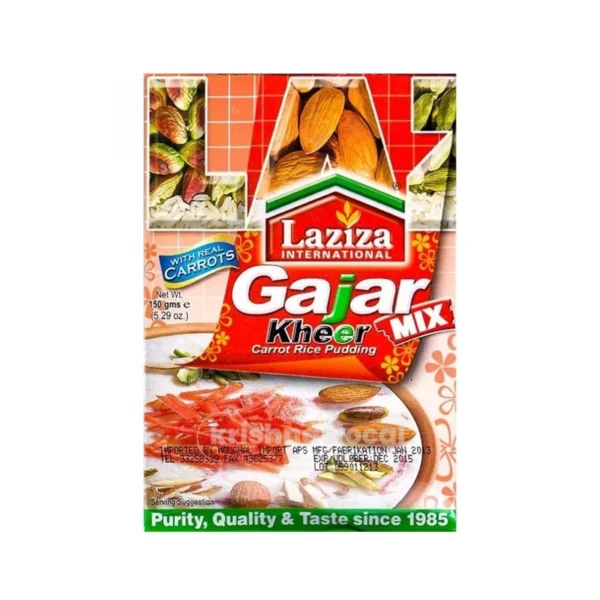 Laziza Gajar Kheer Carrot Rice Pudding 150g^