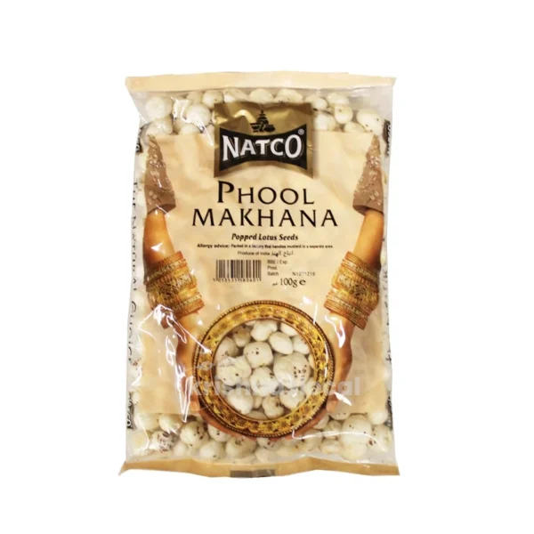 Natco  Phool Makhana (Puffed lotus seeds) 100g^