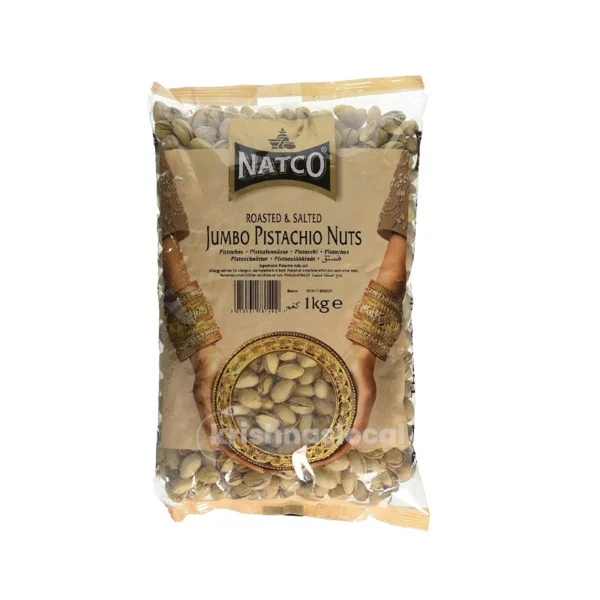 Natco Pistachio Nuts- Roasted and Salted 1kg^