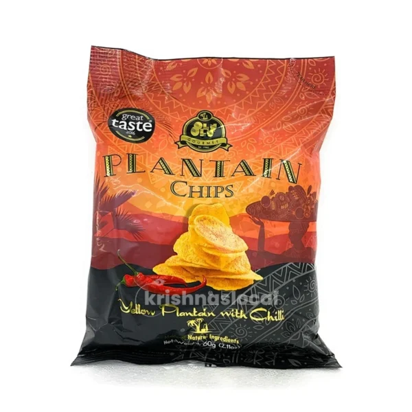 Olu Olu Plantain Chips with Chilli 65g^