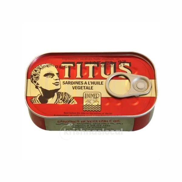 Titus Sardines in Vegetable Oil 125g^
