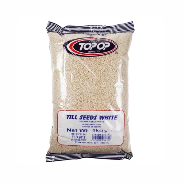 Top Op Till Seeds Sesame Seeds White 1kg