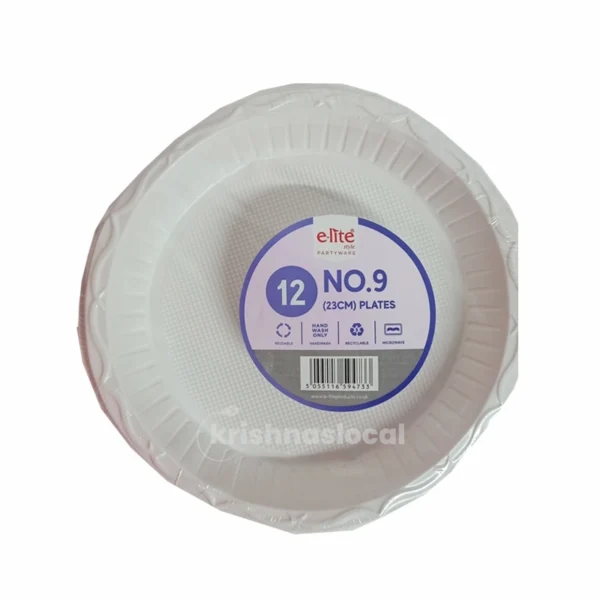 e-lite Plus Plastic Plates (12pcs)^