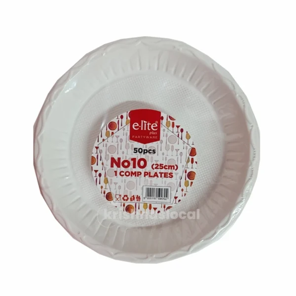 e-lite Plus Plastic Plates (50pcs)^