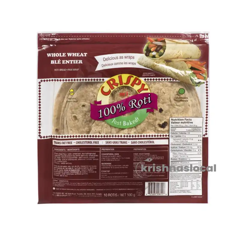 Crispy Rice Roti Crispy Roti (Wholemeal) 500g^ - Asian Groceries Store