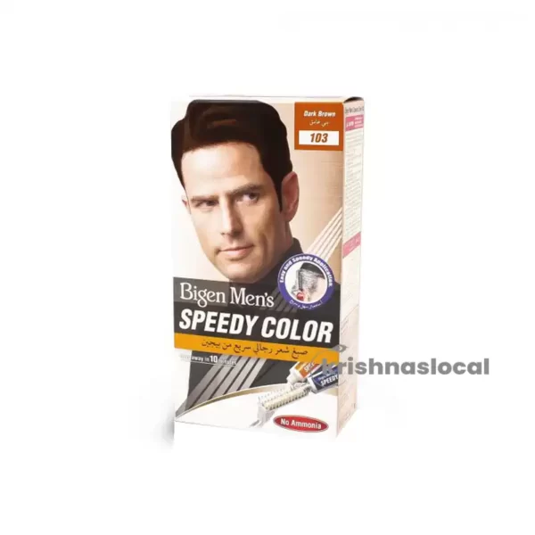 Bigen Men's Hair Dye Dark Brown (103) 80g