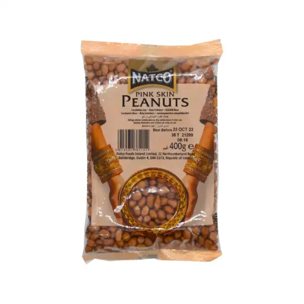 Natco Pink Skin Peanuts 400g^