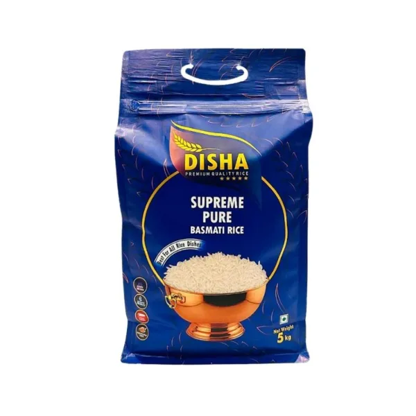 Disha Supreme Basmati Rice 5Kg 2 for 12.99