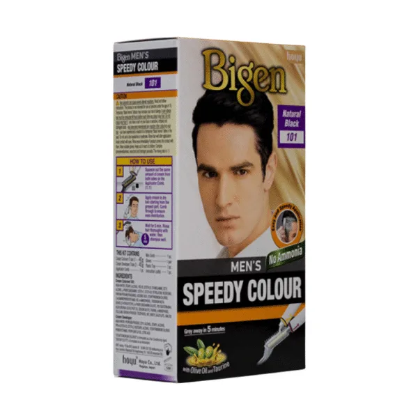 Bigen Men's Hair Dye Natural Black (101) 80g