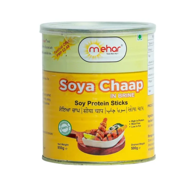 Mehar Soya Chaap In Brine 850g