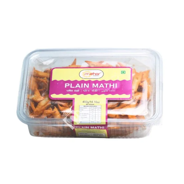 Mehar plain Mathi 400g