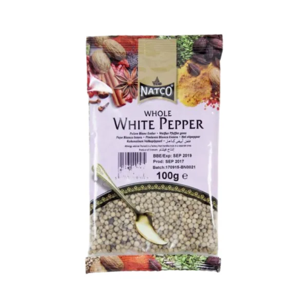 Natco Whole White Pepper 100g